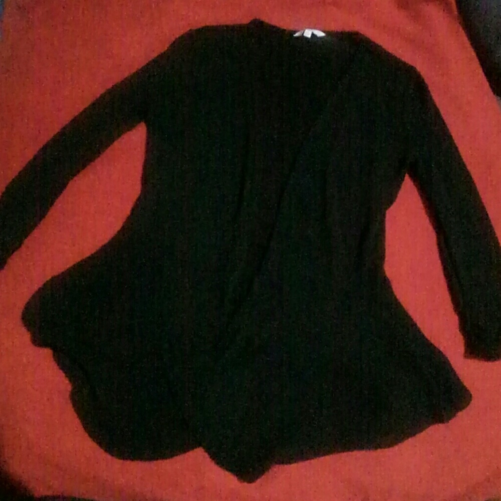 Candie's Black Cardigan Sweater